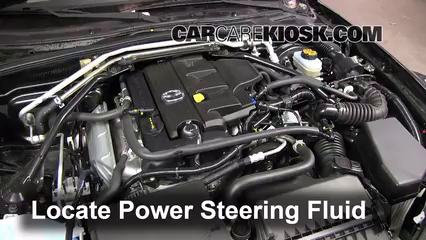 2011 Mazda MX-5 Miata Grand Touring 2.0L 4 Cyl. Power Steering Fluid Check Fluid Level